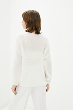 Loose Knitted Jumper Souffle  4036678 photo №3