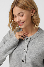 Graue Strickjacke für Damen  4038680 Foto №4