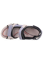 Sports open sandals made of genuine leather Forester 4101680 photo №5