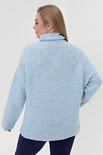 Gestrickter Damenpullover in Blau Sewel 4038681 Foto №5