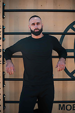 T-shirt Longsleeve black Custom Wear 8025681 photo №4