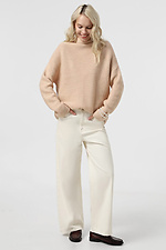 Damen Strickpullover beige Sewel 4038684 Foto №3