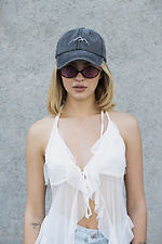 Women's Cap Baseball Cap Gori Gray Without 8049687 photo №2