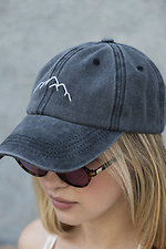 Women's Cap Baseball Cap Gori Gray Without 8049687 photo №6