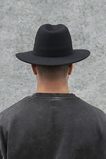 Herren Fedora Hut mit Band Schwarz Without 8049688 Foto №4