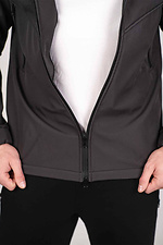 Весняна чоловіча куртка на мембрані з підкладкою із флісу Custom Wear 8025689 фото №4