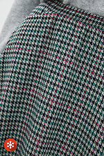 HAITI wool midi skirt for autumn in houndstooth print Garne 3037691 photo №4