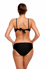 Black one-piece swimsuit with mother-of-pearl shine Marko 4023692 photo №3