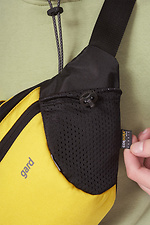 Желтая поясная сумка бананка прямоугольной формы GARD 8011694 фото №6