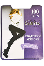 Black tights 100 den microfiber  8042695 photo №2