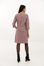 Business short dress made of high-quality eco-leather in pink color Garne 3039696 photo №3