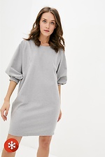 PULLY oversized wool dress with 3/4 wide sleeves Garne 3037697 photo №1