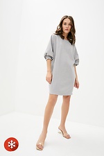 PULLY oversized wool dress with 3/4 wide sleeves Garne 3037697 photo №2