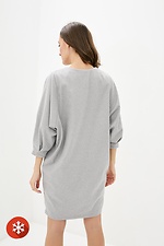 PULLY oversized wool dress with 3/4 wide sleeves Garne 3037697 photo №3