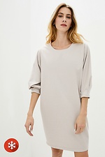 PULLY oversized wool dress with 3/4 wide sleeves Garne 3037698 photo №1