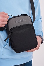 Двоколірна сумка через плече месенджер на довгому ремінці GARD 8011699 фото №3