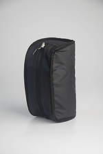 Маленька сумка косметичка із якісної еко-шкіри чорного кольору SGEMPIRE 8015700 фото №3