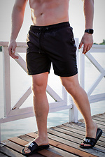 Schwarze Badeshorts mit Netzfutter Without 8048702 Foto №1