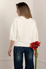 Women's jumper in white color Sewel 4038703 photo №2