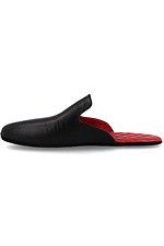 Men's leather slippers with closed toe Forester 4101703 photo №3