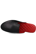 Men's leather slippers with closed toe Forester 4101703 photo №4