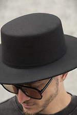 Men's Hat Walter Basic Black Without 8049704 photo №5