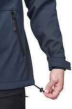 Демисезонная мужская куртка синего цвета с капюшоном GARD 8011705 фото №7