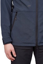 Демисезонная мужская куртка синего цвета с капюшоном GARD 8011705 фото №9