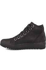 High black winter sneakers with thick soles Forester 4101706 photo №2