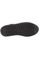 High black winter sneakers with thick soles Forester 4101706 photo №4