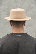 Мужская Шляпа Walter Basic Beige Without 8049708 фото №4
