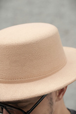 Мужская Шляпа Walter Basic Beige Without 8049708 фото №5