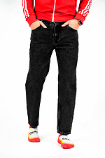 Męskie jeansy mom o prostym kroju i średnim stanie Custom Wear 8025709 zdjęcie №1