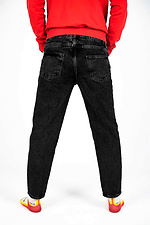 Gerade geschnittene Mom-Jeans für Herren mit mittelhohem Bund Custom Wear 8025709 Foto №4