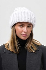 Теплая Женская Зимняя Шапка Without Pikul 2026 White Without 8056712 фото №3