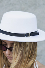 Walter Women's Hat With Strap White Without 8049713 photo №5