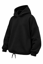 Schwarzer Oversized-Fleece-Hoodie für Herren ohne Art 27 Without 8056714 Foto №1