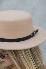 Walter Damen Hut mit Riemen Beige Without 8049715 Foto №5