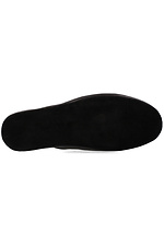 Men's leather slippers for summer with a closed toe Forester 4101716 photo №5