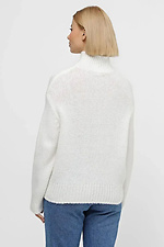Gestrickter Damenpullover weiß Sewel 4038718 Foto №2