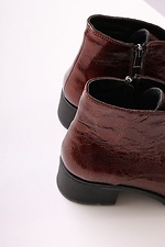 Демісезонні жіночі черевики на підборах з натуральної шкіри  4205718 фото №2