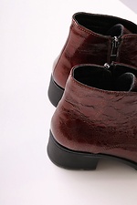 Demi-season women's boots with heels made of genuine leather 4205718 photo №2