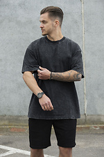 Herren Washed Vintage Oversized Sommer T-Shirt Washed Without 8049718 Foto №4