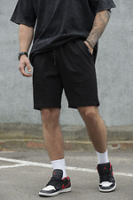Herren Basic-Strickshorts aus Baumwolle Basic Schwarz Without 8049719 Foto №1