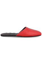 Red leather slippers for summer Forester 4101723 photo №2