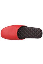 Red leather slippers for summer Forester 4101723 photo №4
