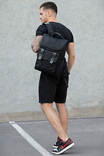 Herren City Jugend Rucksack ELIOT Ohne Laptop Schwarz Without 8049724 Foto №4