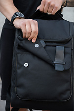 Herren City Jugend Rucksack ELIOT Ohne Laptop Schwarz Without 8049724 Foto №9