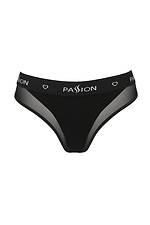 Cotton panties with a wide elastic band and transparent inserts Passion 4026726 photo №2