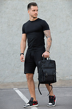 Men's Urban Youth Backpack Bag LITIY For Laptop Black Without 8049727 photo №4